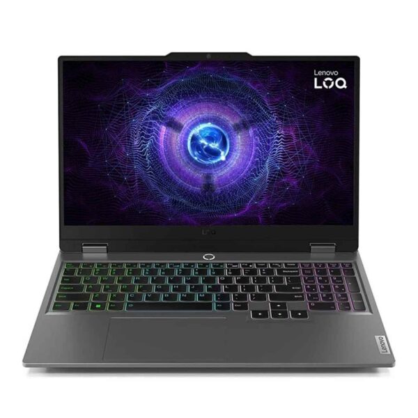 لپ تاپ لنوو 15.6 اینچی FHD مدل Intel i7 - LOQ 15IRX9 رم 24GB حافظه 1TB SSD گرافیک RTX4050 - خاکستری - ارتقاء یافته - Windows 11 (به همراه کیف)