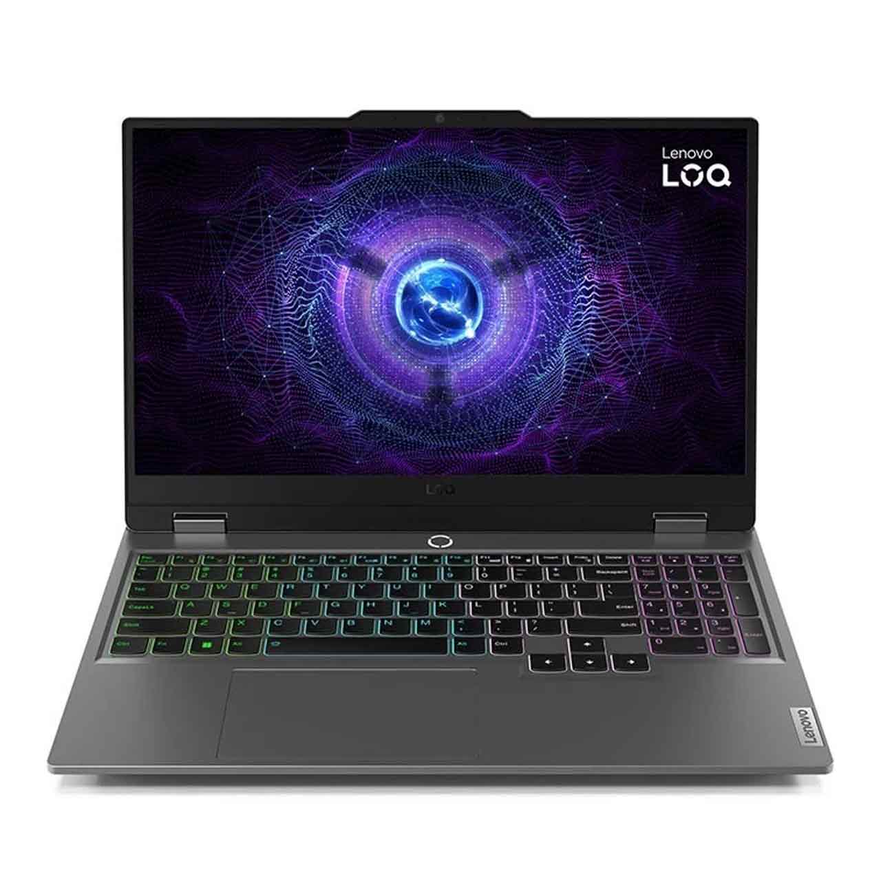 لپ تاپ لنوو 15.6 اینچی FHD مدل Intel i7 - LOQ 15IRX9 رم 24GB حافظه 1TB SSD گرافیک RTX4050 - خاکستری - ارتقاء یافته - Windows 11 (به همراه کیف)