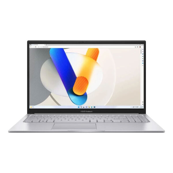 لپ تاپ ایسوس 15.6 اینچی FHD مدل Intel i7 - VivoBook F1504VA-NJ826 رم 16GB حافظه 1TB SSD گرافیک Integrated - نقره ای - ارتقاء یافته - Windows 11 (به همراه کیف)
