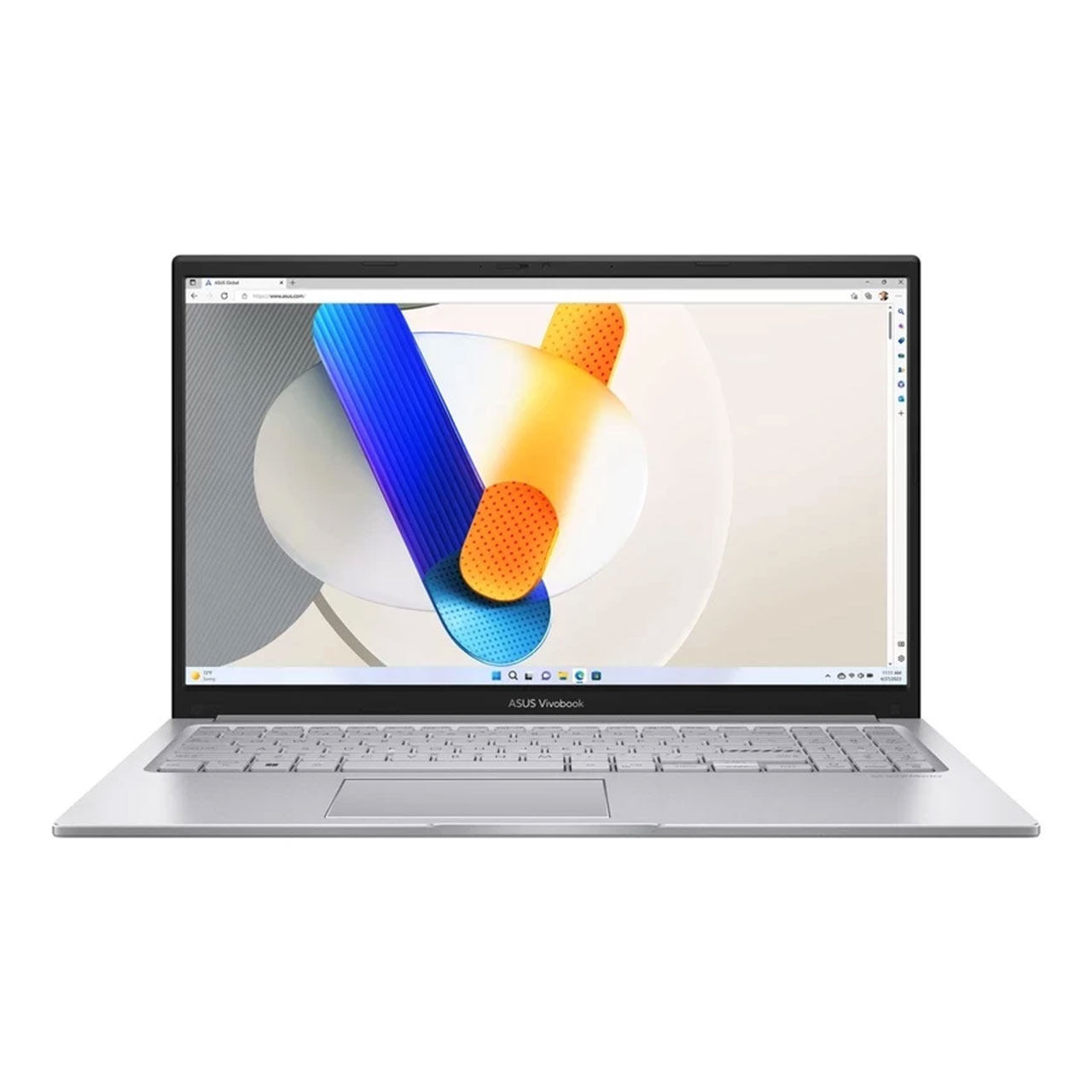 لپ تاپ ایسوس 15.6 اینچی FHD مدل Intel i7 - VivoBook F1504VA-NJ826 رم 16GB حافظه 1TB SSD گرافیک Integrated - نقره ای - ارتقاء یافته - Windows 11 (به همراه کیف)